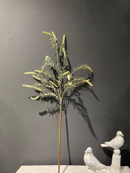 Wholesale Artificial Salvia Flower with Foliage Faux Sage Stem Rustic Wildflower Stem 35 Inch