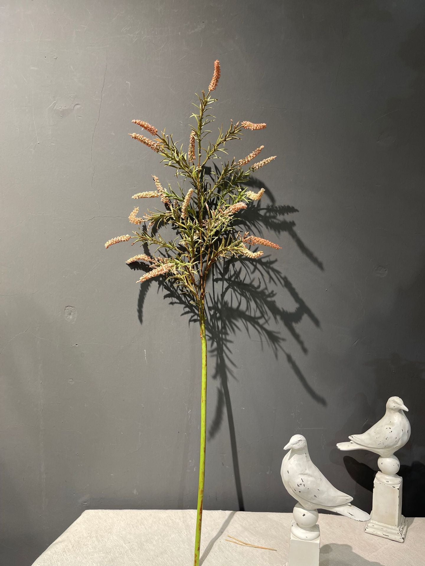 Wholesale Artificial Salvia Flower with Foliage Faux Sage Stem Rustic Wildflower Stem 35 Inch