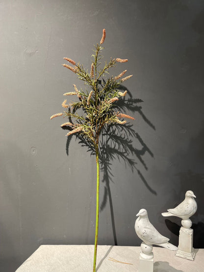 Wholesale Artificial Salvia Flower with Foliage Faux Sage Stem Rustic Wildflower Stem 35 Inch