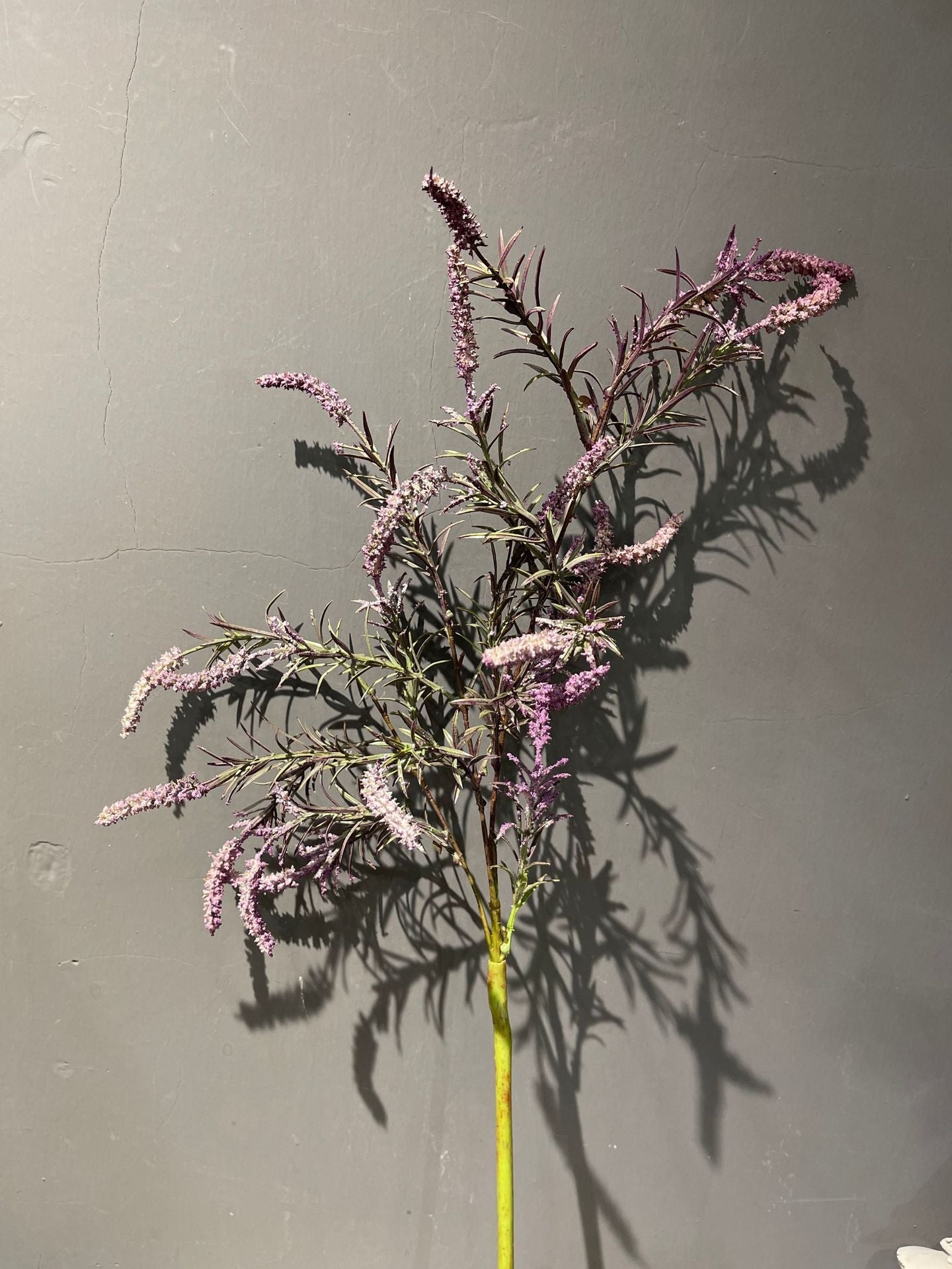 Wholesale Artificial Salvia Flower with Foliage Faux Sage Stem Rustic Wildflower Stem 35 Inch