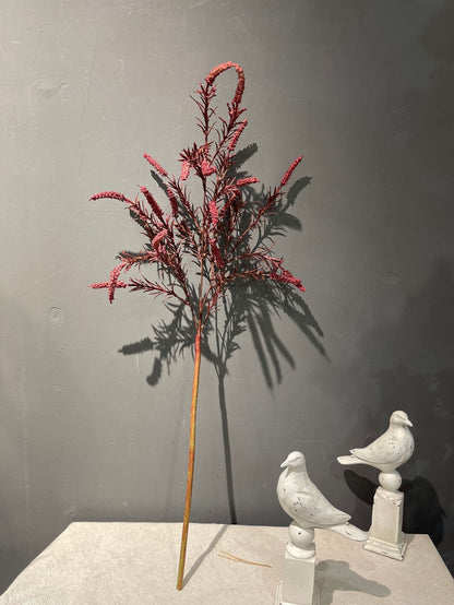 Wholesale Artificial Salvia Flower with Foliage Faux Sage Stem Rustic Wildflower Stem 35 Inch