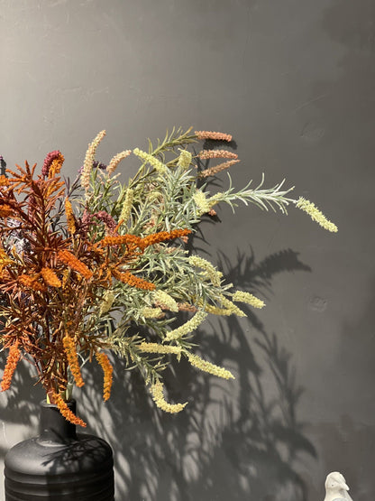 Wholesale Artificial Salvia Flower with Foliage Faux Sage Stem Rustic Wildflower Stem 35 Inch