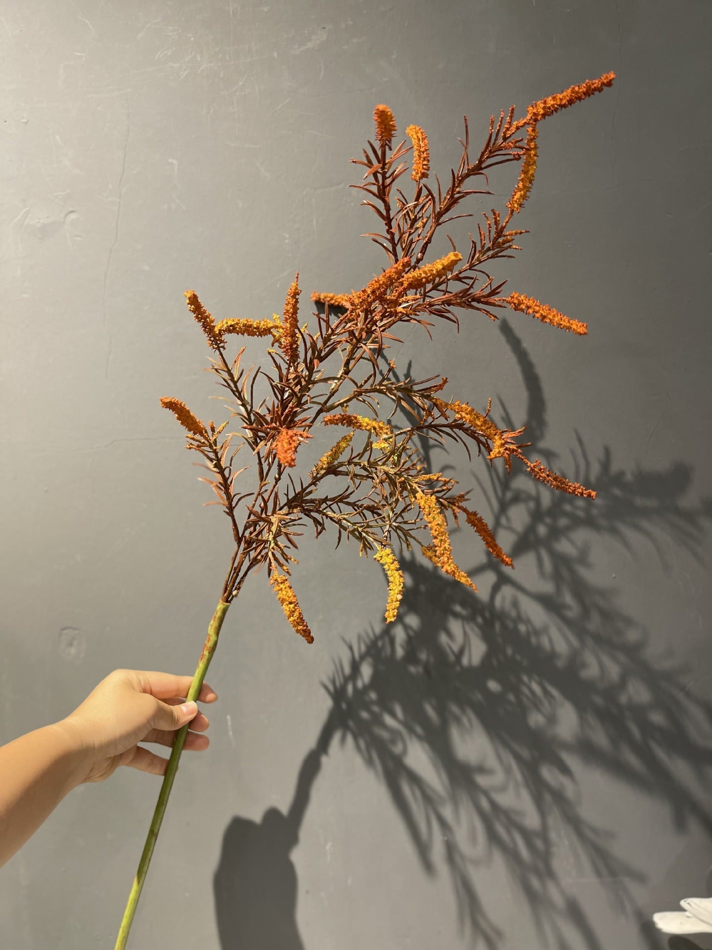 Wholesale Artificial Salvia Flower with Foliage Faux Sage Stem Rustic Wildflower Stem 35 Inch