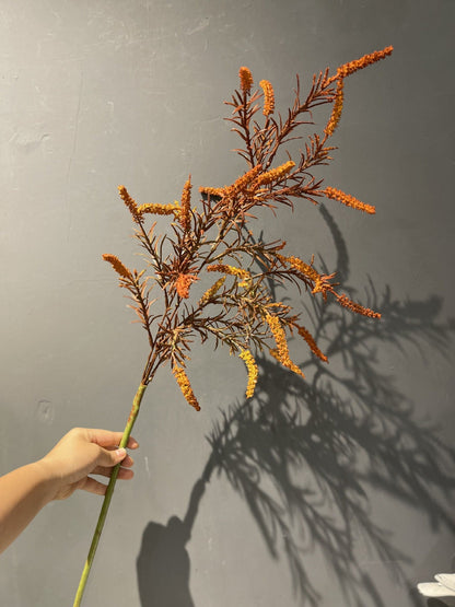 Wholesale Artificial Salvia Flower with Foliage Faux Sage Stem Rustic Wildflower Stem 35 Inch