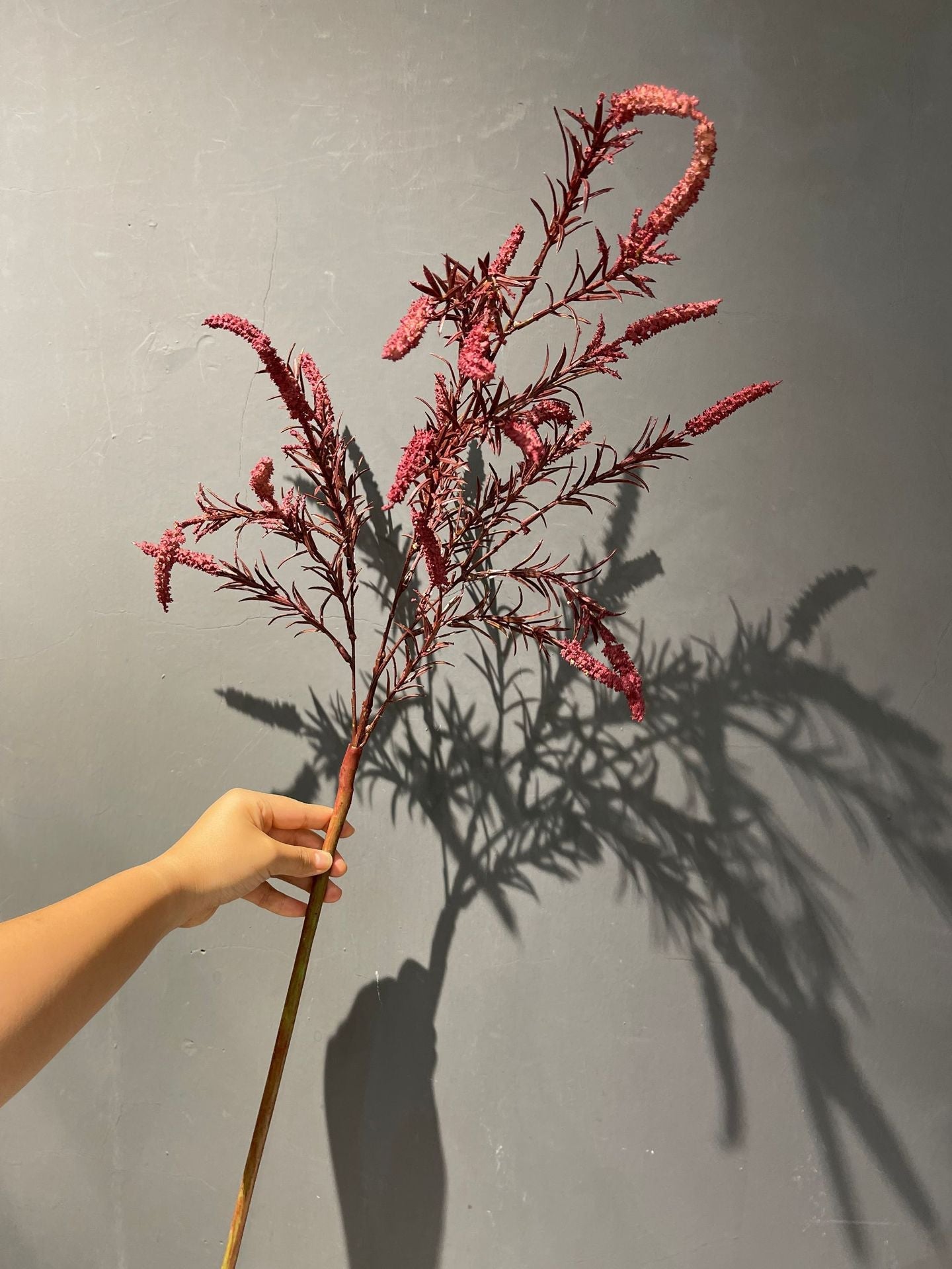 Wholesale Artificial Salvia Flower with Foliage Faux Sage Stem Rustic Wildflower Stem 35 Inch