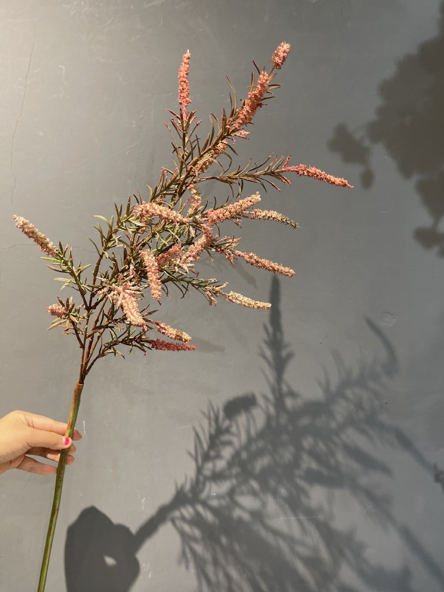 Wholesale Artificial Salvia Flower with Foliage Faux Sage Stem Rustic Wildflower Stem 35 Inch