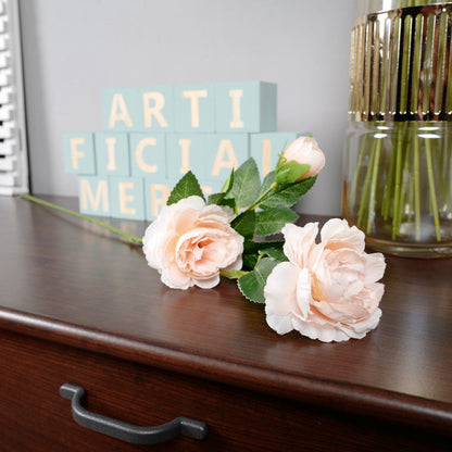 Bulk 23" Artificial Peony Stems Spray Faux Silk Flower Floral Arrangement Wholesale