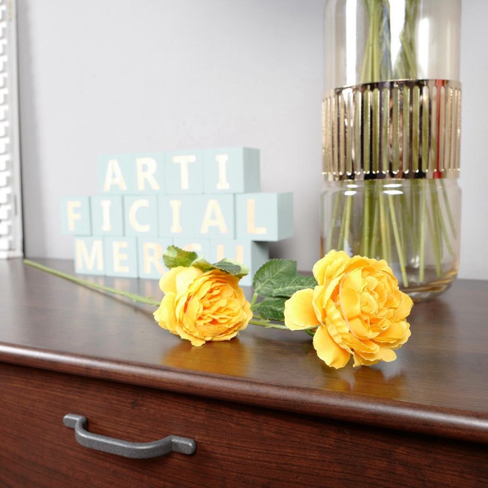 Bulk 23" Artificial Peony Stems Spray Faux Silk Flower Floral Arrangement Wholesale