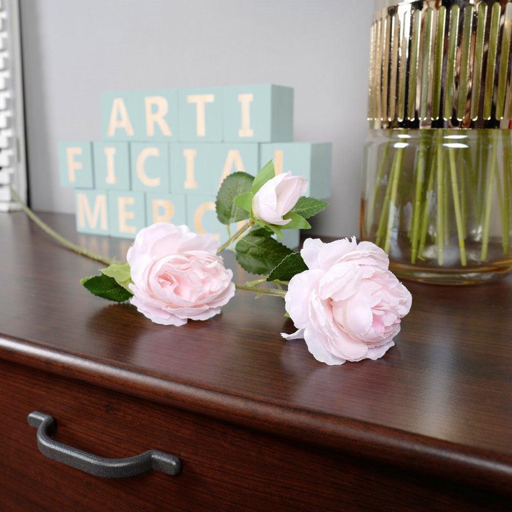 Bulk 23" Artificial Peony Stems Spray Faux Silk Flower Floral Arrangement Wholesale