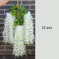 Bulk 12Pcs Artificial Wisteria Vine Garland Wedding Hanging Flower Wisteria Garland Wholesale