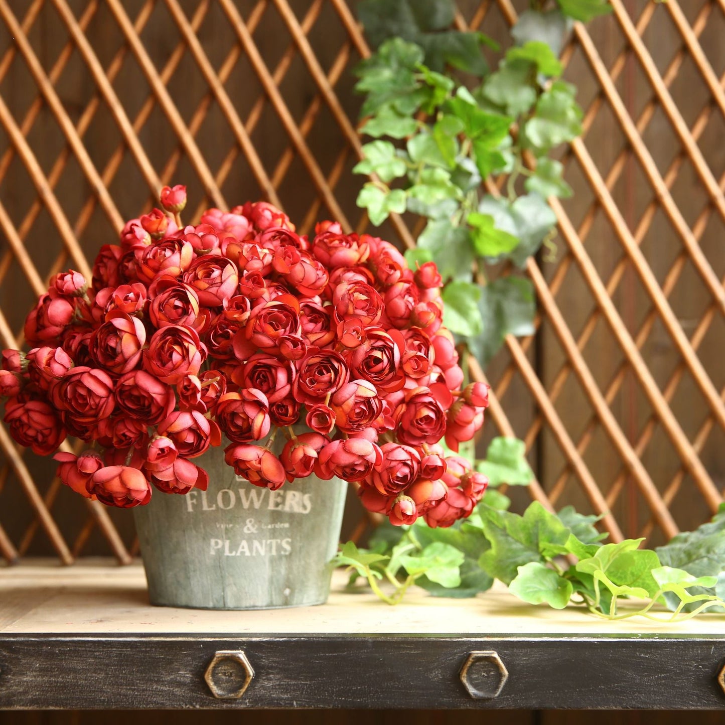 Bulk 11" Peony Stems Bundle Bouquet Artificial Silk Flowers Wholesale