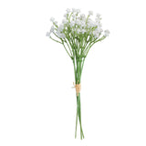 Bulk 7.8" Gypsophila Artificial Baby's Breath White Spray Stems Bundle for DIY Boutonnieres Wholesale