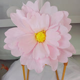Bulk Extra Size Peony Foam Artificial Flower Head Photo Mall Prop Wholesale