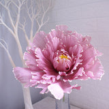 Bulk Extra Size Peony Yarns Artificial Flower Head Photo Mall Prop Wholesale