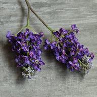 Premium 25" Lilac Silk Flower Stems Realistic Wedding Centerpiece Durable Floral Arrangements for Home & Event Décor