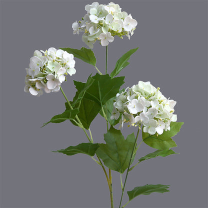 Bulk 26" Long Stem Artificial Hydrangea Stems Spray Branches Flower Real Touch Lifelike Arrangement Wholesale