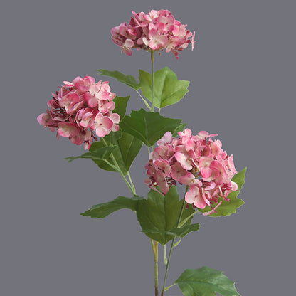 Bulk 26" Long Stem Artificial Hydrangea Stems Spray Branches Flower Real Touch Lifelike Arrangement Wholesale