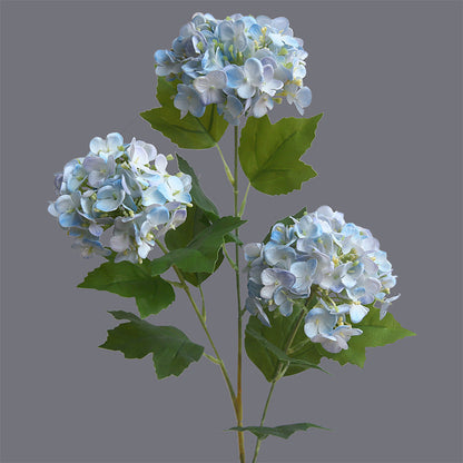 Bulk 26" Long Stem Artificial Hydrangea Stems Spray Branches Flower Real Touch Lifelike Arrangement Wholesale