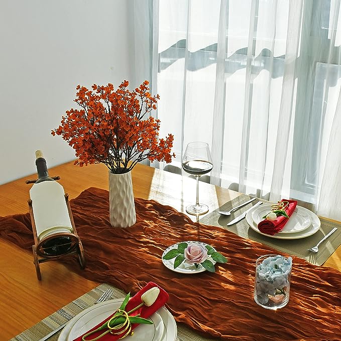 Bulk 19" Babys Breath Stems Artificial Gypsophila Bouquet Silk Floral for Home Kitchen Bedroom Festival Wedding Xmas Party  Wholesale