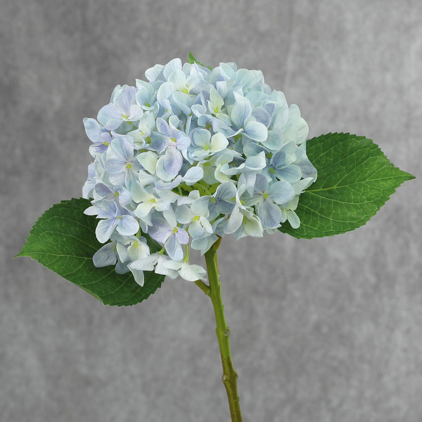 Premium 18" Silk Hydrangea Stems - Realistic Artificial Flowers Arrangements for Wedding Home Décor & Floral Centerpieces