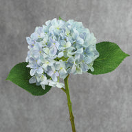 Premium 18" Silk Hydrangea Stems - Realistic Artificial Flowers Arrangements for Wedding Home Décor & Floral Centerpieces