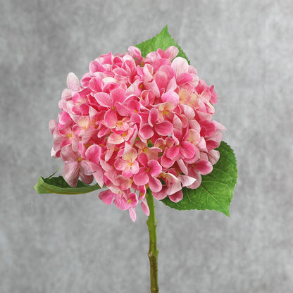 Premium 18" Silk Hydrangea Stems - Realistic Artificial Flowers Arrangements for Wedding Home Décor & Floral Centerpieces