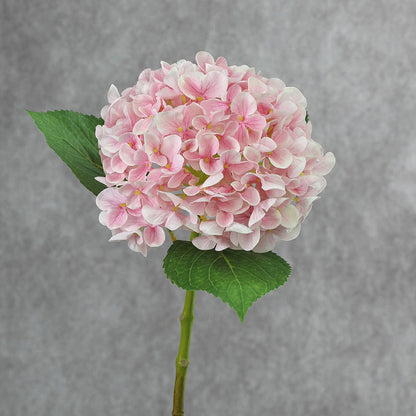 Premium 18" Silk Hydrangea Stems - Realistic Artificial Flowers Arrangements for Wedding Home Décor & Floral Centerpieces