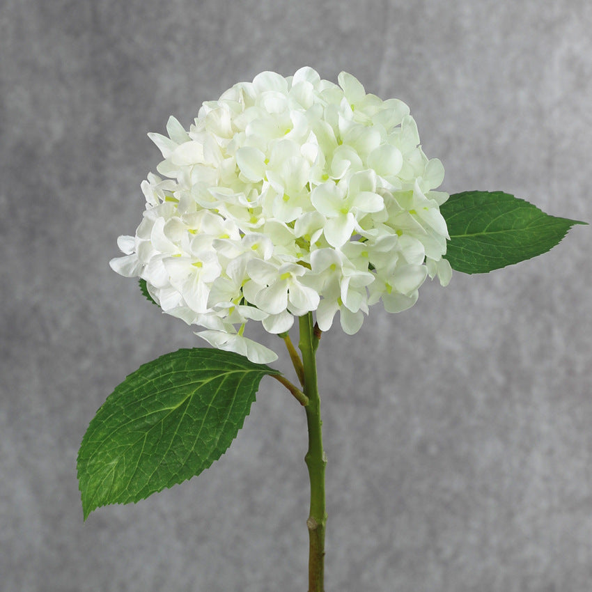 Premium 18" Silk Hydrangea Stems - Realistic Artificial Flowers Arrangements for Wedding Home Décor & Floral Centerpieces