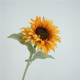 Bulk 23" Real Touch Sunflower Stem Artificial Silk Flowers Wholesale