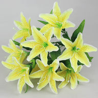 Bulk 18" Tiger Lily Lilies Bush Artificial Silk Flowers Wholesale